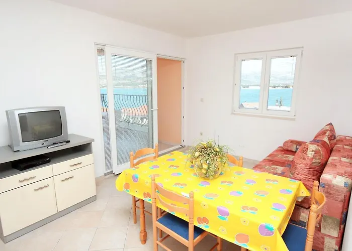 公寓 By The Sea Mastrinka, Ciovo - 4836 特罗吉尔